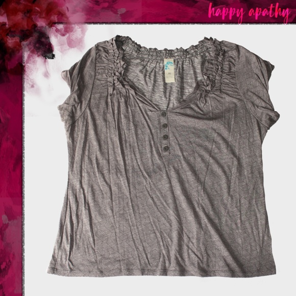 Anthropologie Tops - (Anthropologie) C. Keer Ruffled Shirt